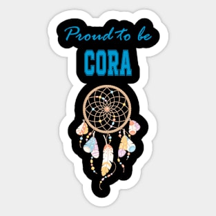 Native American Cora Dreamcatcher 50 Sticker